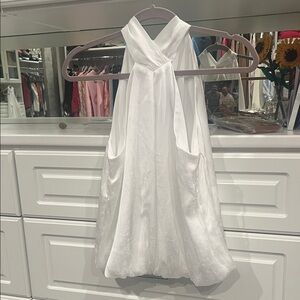 Daytrip White Halter Blouse